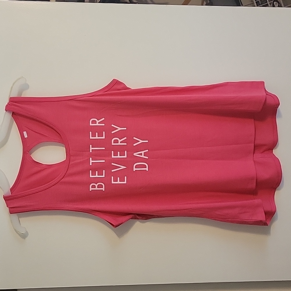 Pink Workout Shirt Size L